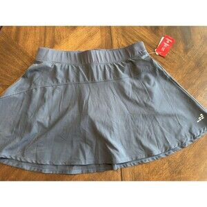 BCG WOMEN'S TENNIS 15" Flare Angle Skort Ebony Black NWT Size Large